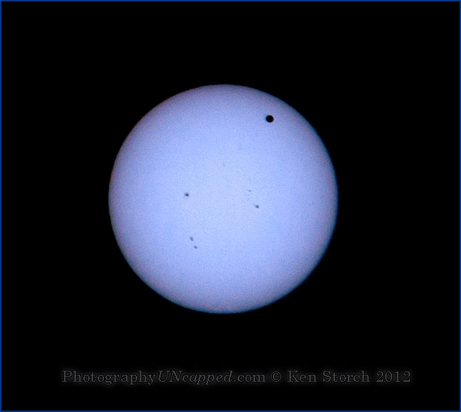 The Sun During the Venus Transit of 2012
