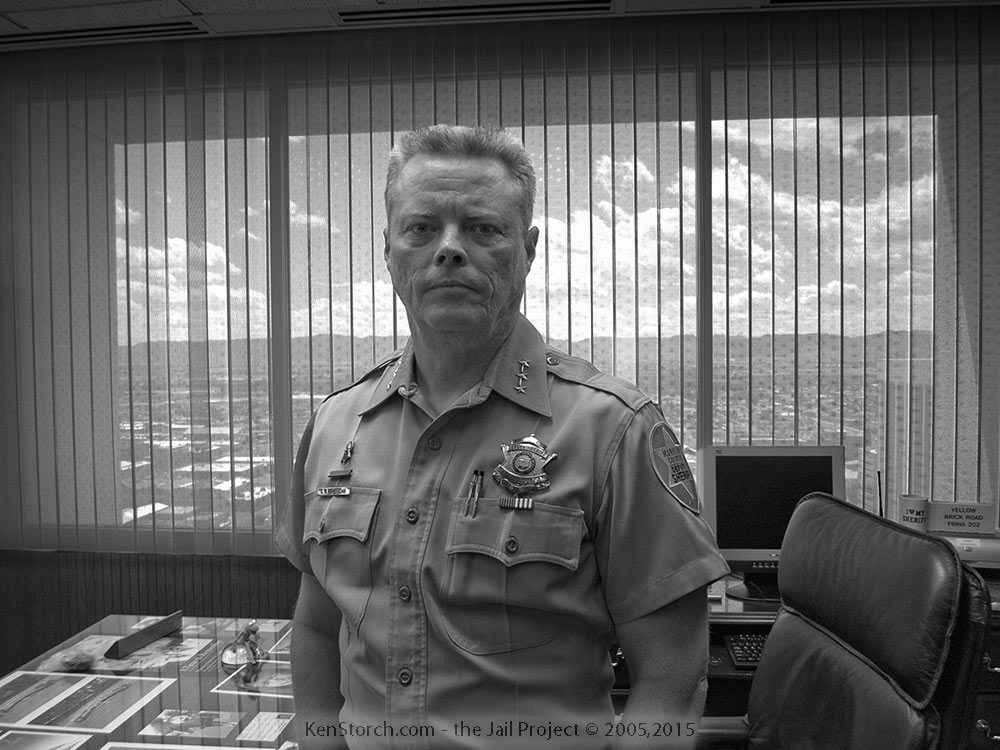 "Then, Chief of Custody, Jerry Sheridan" - He is actually a good guy. He facilitated my shooting the Jail Project